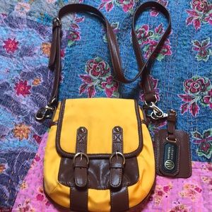 Hayden Harnett Nylon and Leather Crossbody Bag